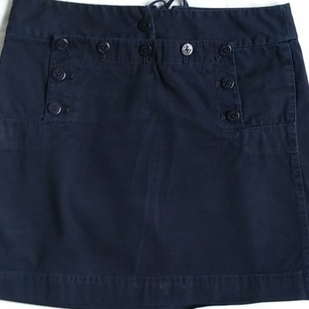 NWOT J. Crew Navy Blue Mini Skirt